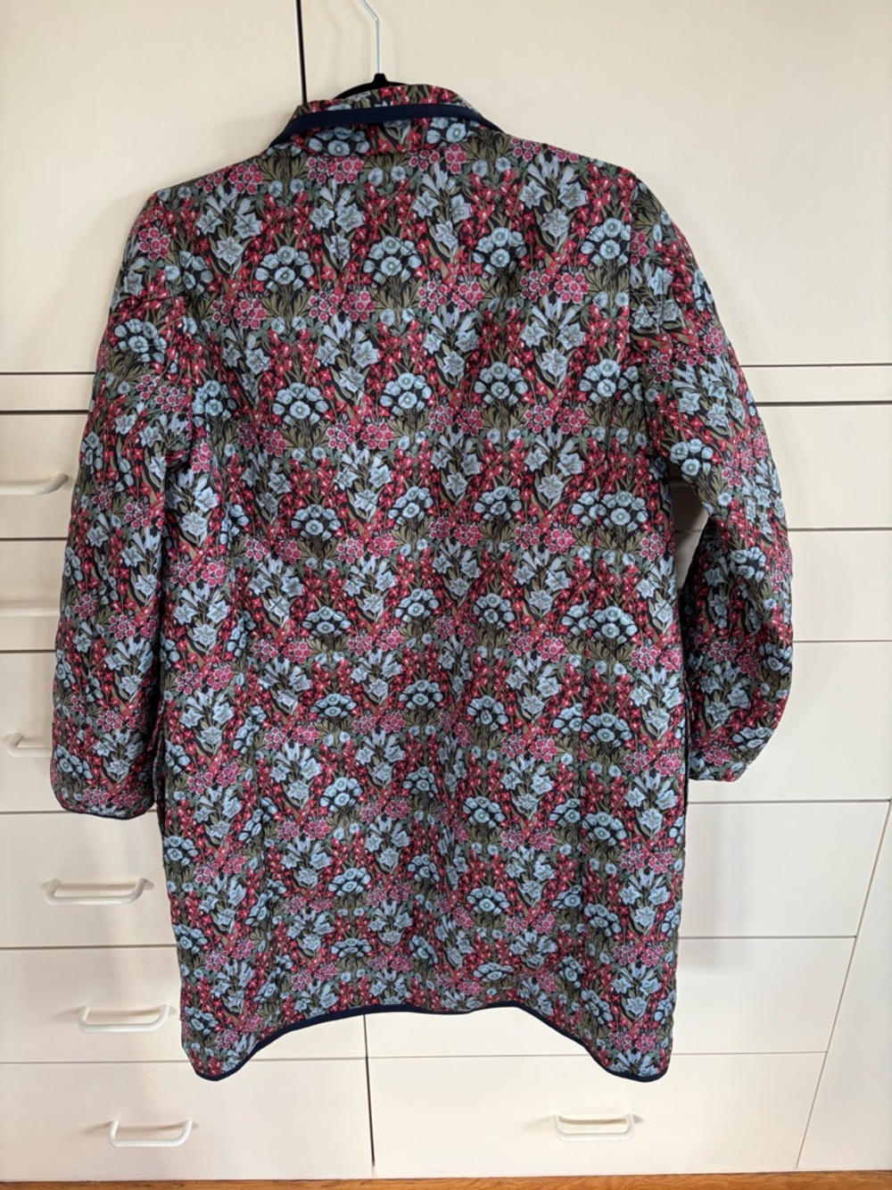 J. Crew Quilted Liberty Floral Puffer Coat - Picture 2 of 7